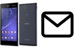 Richten Sie E-Mails auf dem Sony Xperia C3 ein