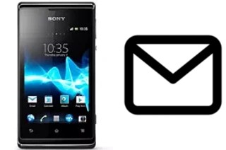 Richten Sie E-Mails auf dem Sony Xperia E dual ein