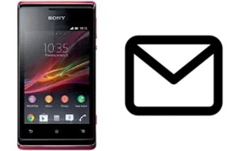 Richten Sie E-Mails auf dem Sony Xperia E ein