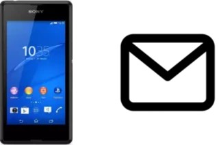 Richten Sie E-Mails auf dem Sony Xperia E3 4G ein