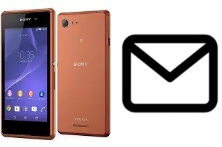 Richten Sie E-Mails auf dem Sony Xperia E3 ein