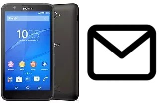 Richten Sie E-Mails auf dem Sony Xperia E4 Dual ein