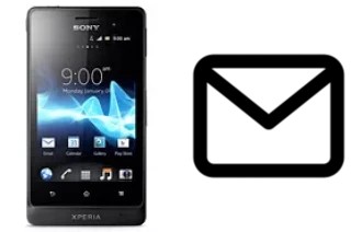 Richten Sie E-Mails auf dem Sony Xperia go ein