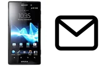 Richten Sie E-Mails auf dem Sony Xperia ion HSPA ein