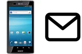 Richten Sie E-Mails auf dem Sony Xperia ion LTE ein