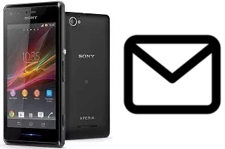 Richten Sie E-Mails auf dem Sony Xperia M ein