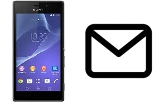 Richten Sie E-Mails auf dem Sony Xperia M2 dual ein