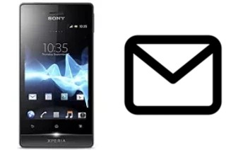 Richten Sie E-Mails auf dem Sony Xperia miro ein