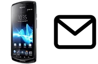 Richten Sie E-Mails auf dem Sony Xperia neo L ein