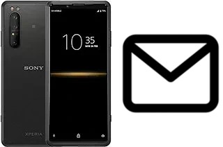 Richten Sie E-Mails auf dem Sony Xperia Pro (2020) ein