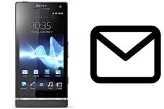 Richten Sie E-Mails auf dem Sony Xperia SL ein