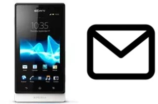 Richten Sie E-Mails auf dem Sony Xperia sola ein