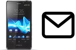 Richten Sie E-Mails auf dem Sony Xperia T ein