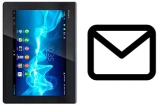 Richten Sie E-Mails auf dem Sony Xperia Tablet S ein