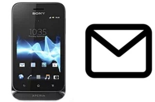 Richten Sie E-Mails auf dem Sony Xperia tipo ein