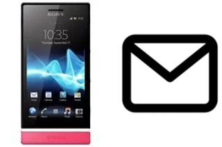 Richten Sie E-Mails auf dem Sony Xperia U ein