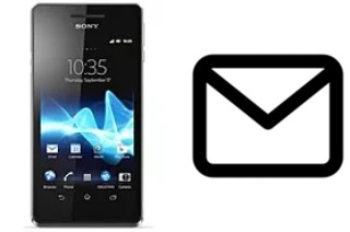 Richten Sie E-Mails auf dem Sony Xperia V ein