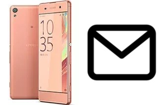 Richten Sie E-Mails auf dem Sony Xperia XA ein