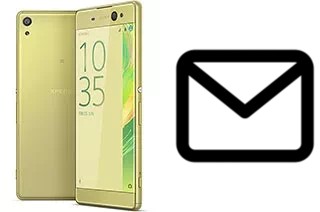 Richten Sie E-Mails auf dem Sony Xperia XA Ultra ein