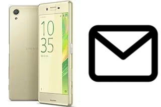 Richten Sie E-Mails auf dem Sony Xperia X ein