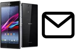 Richten Sie E-Mails auf dem Sony Xperia Z Ultra ein