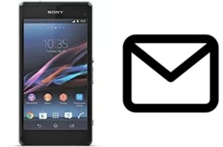 Richten Sie E-Mails auf dem Sony Xperia Z1 Compact ein