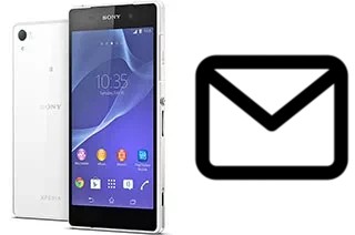 Richten Sie E-Mails auf dem Sony Xperia Z2 ein