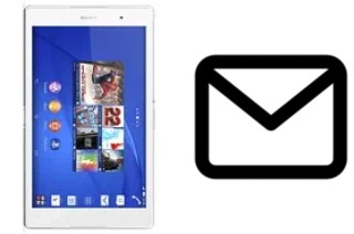 Richten Sie E-Mails auf dem Sony Xperia Z3 Tablet Compact ein