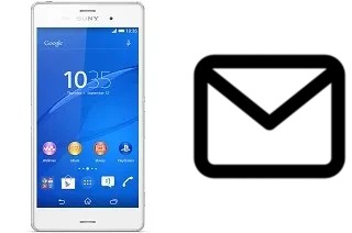 Richten Sie E-Mails auf dem Sony Xperia Z3 Dual ein