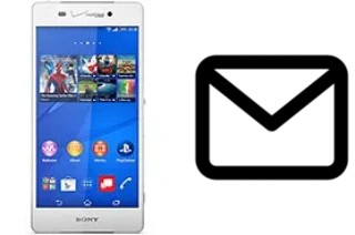 Richten Sie E-Mails auf dem Sony Xperia Z3v ein