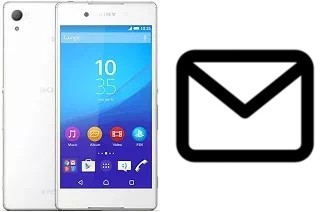 Richten Sie E-Mails auf dem Sony Xperia Z4 ein