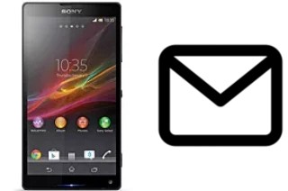 Richten Sie E-Mails auf dem Sony Xperia ZL ein