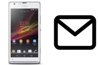 Richten Sie E-Mails auf dem Sony Xperia SP ein