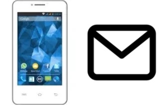 Richten Sie E-Mails auf dem Spice Mi-426 Smart Flo Mettle 4.0X ein