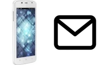 Richten Sie E-Mails auf dem Spice Mi-504 Smart Flo Mettle 5X ein