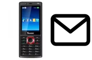 Richten Sie E-Mails auf dem Sunsky S810 ein