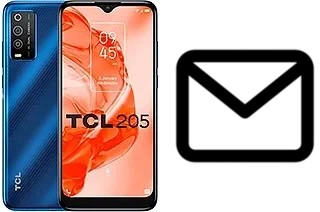 Richten Sie E-Mails auf dem TCL 205 ein