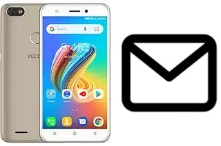 Richten Sie E-Mails auf dem Tecno F2 LTE ein