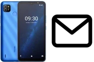 Richten Sie E-Mails auf dem Tecno Pop 4 Air ein