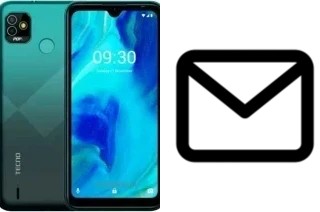 Richten Sie E-Mails auf dem Tecno Pop 5 Go ein