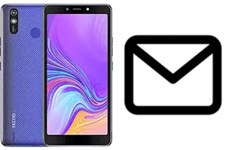 Richten Sie E-Mails auf dem Tecno Pop 2 Plus ein