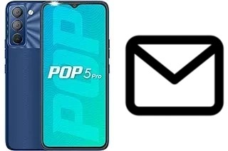 Richten Sie E-Mails auf dem Tecno Pop 5 Pro ein