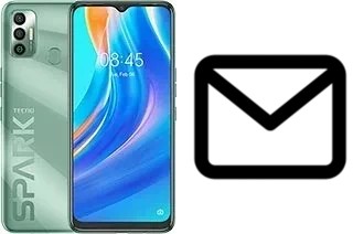 Richten Sie E-Mails auf dem Tecno Spark 7 ein