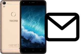 Richten Sie E-Mails auf dem Tecno WX4 Pro ein