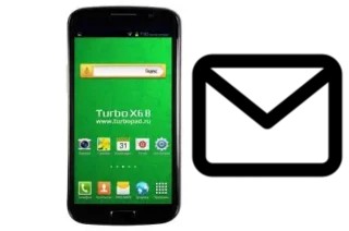 Richten Sie E-Mails auf dem Turbo B X6 ein