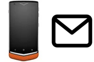 Richten Sie E-Mails auf dem Vertu Constellation 2013 ein