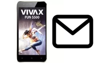 Richten Sie E-Mails auf dem Vivax Fun S500 ein