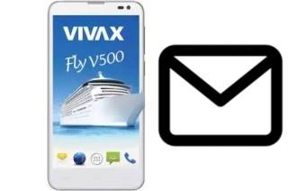 Richten Sie E-Mails auf dem Vivax Smart Fly V500 ein