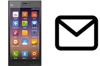 Richten Sie E-Mails auf dem Xiaomi Mi 3 ein