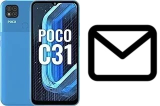 Richten Sie E-Mails auf dem Xiaomi Poco C31 ein